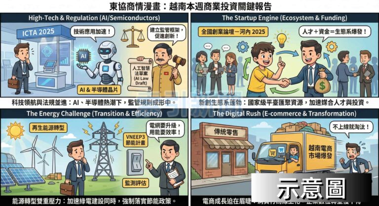 東協商情｜本週必看「越南」商業新聞與投資動向
