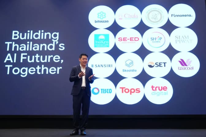 Google Cloud 在泰國發布包含「PanyaThAI」在內的兩項重大計畫，與在地企業與學界夥伴攜手，推動生成式與代理型 AI 應用，加速泰國數位與 AI 經濟發展。（圖翻攝自crnasia）