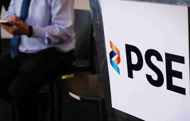 菲律賓馬尼拉——菲律賓證券交易所（PSE）標誌；在美聯準會與菲律賓央行相繼降息、資金成本下滑預期升溫下，市場情緒轉趨正面，帶動菲股基準指數 PSEi 走揚（圖翻攝自philstar）