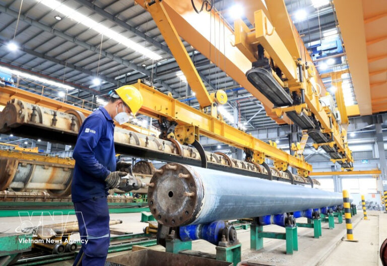 越南力拚增長轉型，強化基建與能源韌性、提升生產力。（圖截自：VietnamPlus）