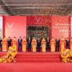 VinFast河靜電動車廠啟用年產20萬輛。圖 /越南之聲