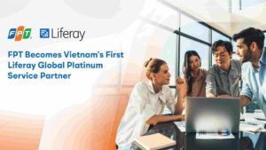 FPT 4月2日公布取得Liferay全球白金級服務夥伴資格，成為越南首家獲該等級企業。圖 / FPT Software
