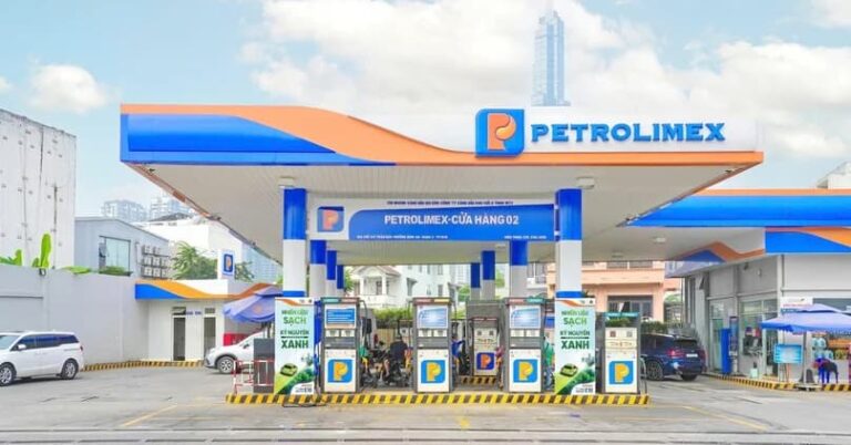 Petrolimex加油站畫面。圖 / The Investor